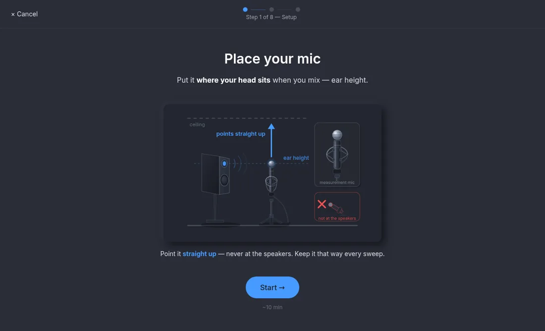 Place your mic